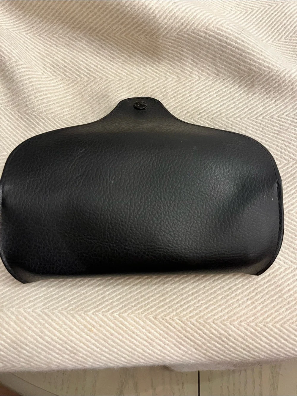 Ray-Ban Black Leather Snap Soft Case for Sunglasses & Glasses **case only***
